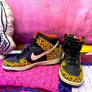 Nike Dunk High Skinny Leopard Cheetah Print